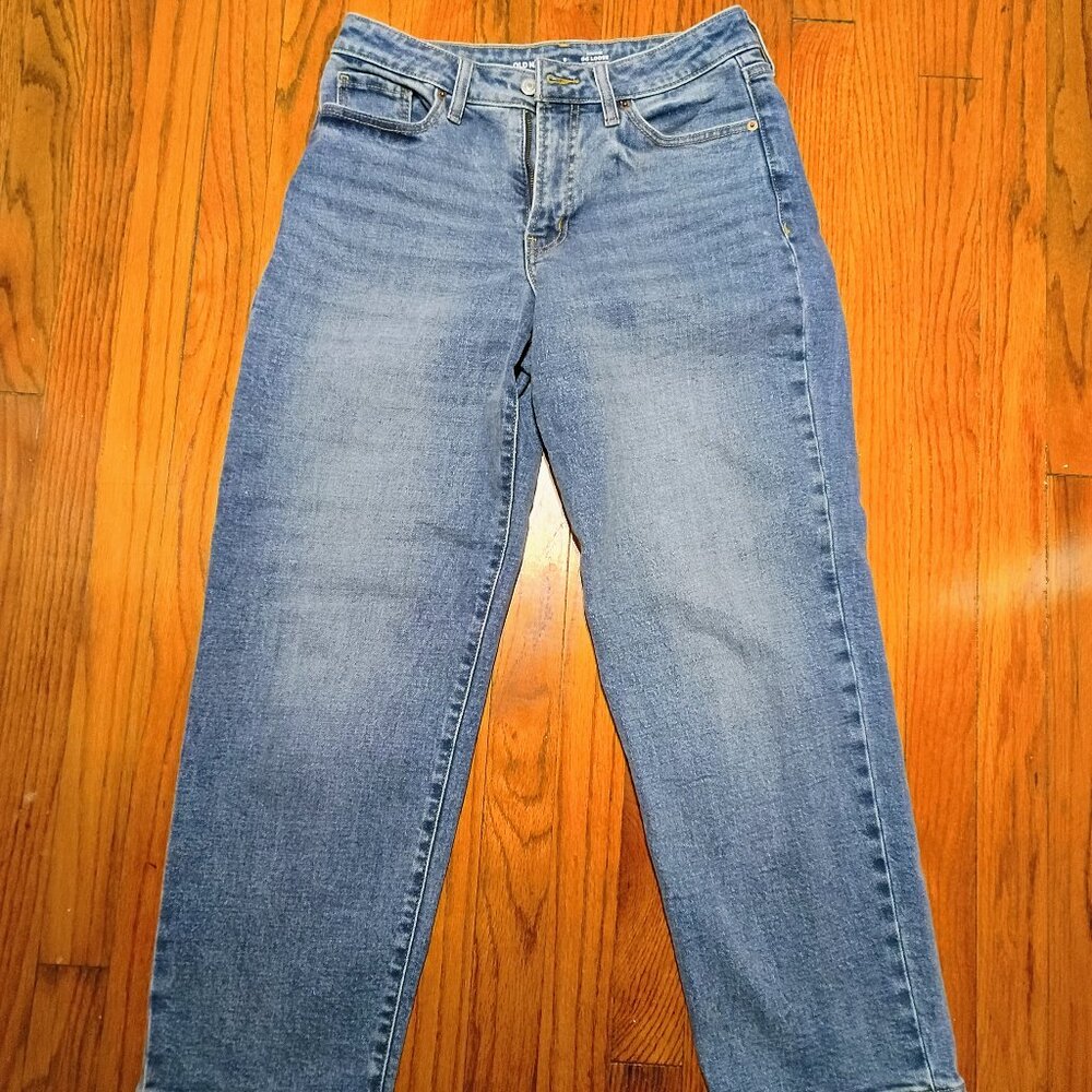 NWOT Old Navy Medium Wash OG Loose Denim Size 6